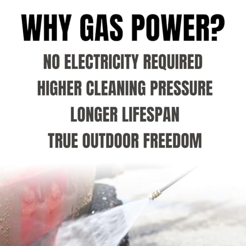 ✦ Petrol Pressure Washer ✦ Powered By Honda Gx 200-3200 Psi 196Cc Petrol Engine Powered High Pressure Portable Jet Sprayer W3200HA ✦ Premium Power Car & Patio Cleaner - 5