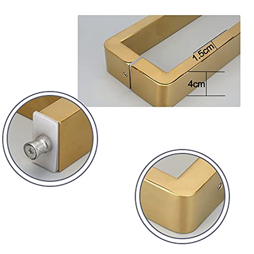 Douche Or Bouton de Porte Acier Inoxydable Miroir