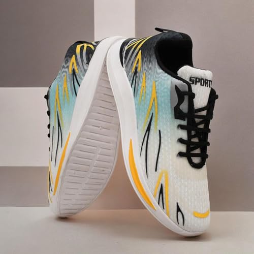 Image of DRACKFOOT Men's Lightweight Running Shoes Comfortable, Non-Slip, Stylish for Gym & Walking