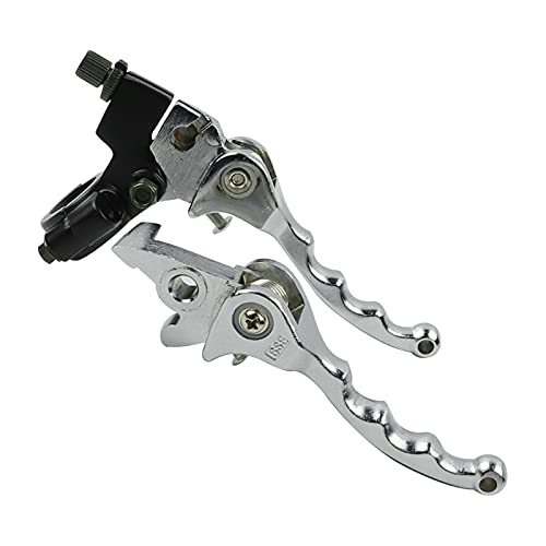 Flypig 200CC 140CC 125CC 110CC Folding Aluminum Clutch Brake Lever For 22Mm 7/8 Inch Handlebar Fit For 50Cc 70Cc 90Cc 110Cc 125Cc 140Cc Ttr 125Cc Ssr Xmotos Apollo 125 Pit Dirt Bike(Chrome) thumb #2