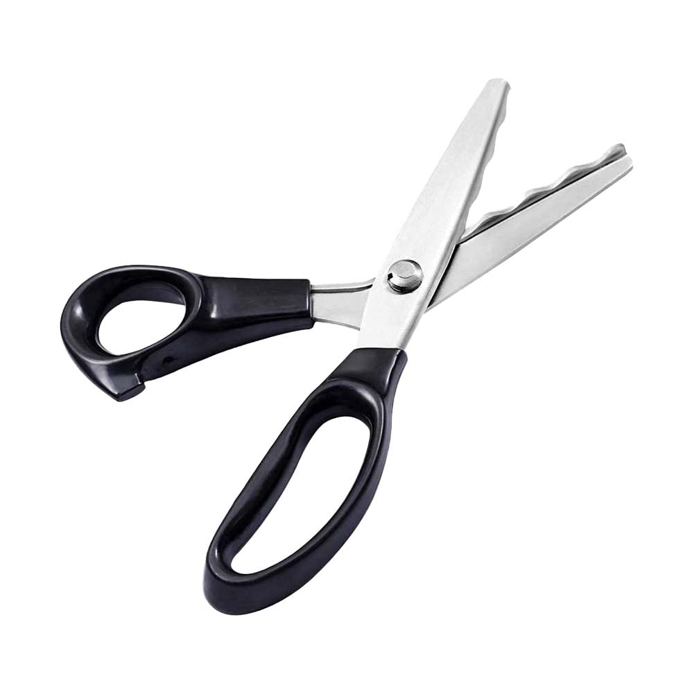 Amazon.co.jp: HADWAO DIY はさみ ハサミ 波型18mm/10mm ピンキング鋏