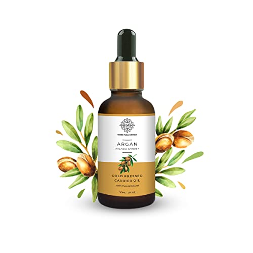 Argan Oil 100% Pure & Natural For Dry Skin, Hair Growth, Control Hair Fall, Deeply Nourish and Hydrate Skin & Scalp – 30ml