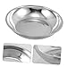 LABRIMP 2pcs Stainless Steel Weighing Pan for Mechanical Dial Scale Easy to Clean Weighing Dish and Versatile Scale Plate for Kitchen and Industrial Use