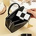 2 PCS Cute Checkered Fold Wallets for Women Girls PU Leather Bifold Purse Fashion Small Card Holder with Zipper Snap Button Closure Credit Purse Cute Coin Pocket for Beauty Card Coins Cash Suitable