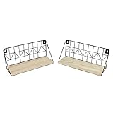 ✔️ JEDER RAUM - Egal, ob Sie Ihre Gewürze in Ihrer Küche elegant aufbewahren oder Ihrem Wohnzimmer eine zusätzliche Dimension der Dekoration verleihen möchten, die schwimmenden Regale Maison & White Rustic sind in jedem Raum zu Hause.