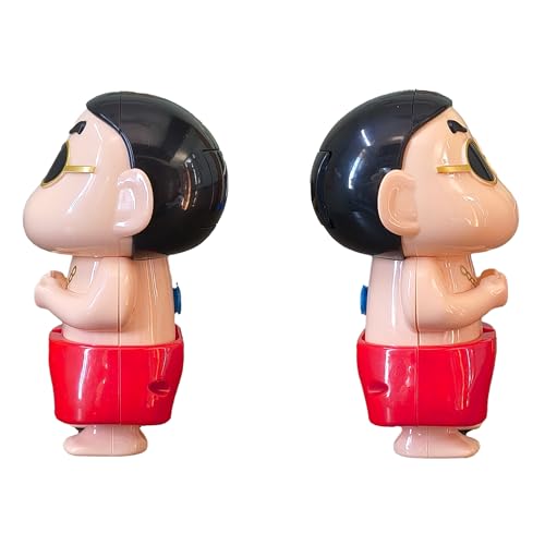 Image of Shopiitoo Susu Shin-chan Toy - Interactive Mini Water Spray Squeeze - Refillable Water Prank Toy for Kids & Adults - Hilarious Desktop Decor & Gag Gift - 11cm (Susu Edition)
