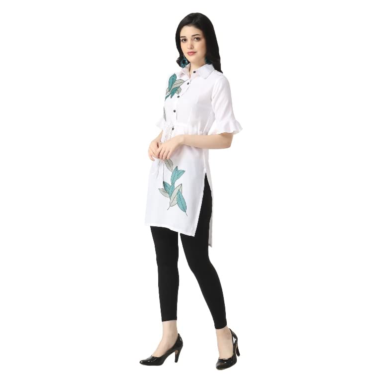 Image of OM SAI LATEST CREATION Designer Slub Cotton Fully Stitched Anarklai Kurti for Women & Girls on Jeans Palazzo or Skirt (Plus Size Upto 2XL)-(Grey)