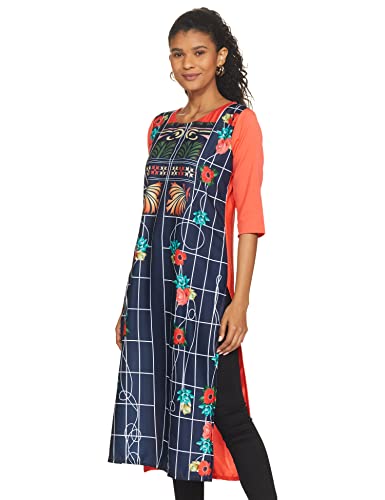 Image of Women's Crepe Straight Kurta