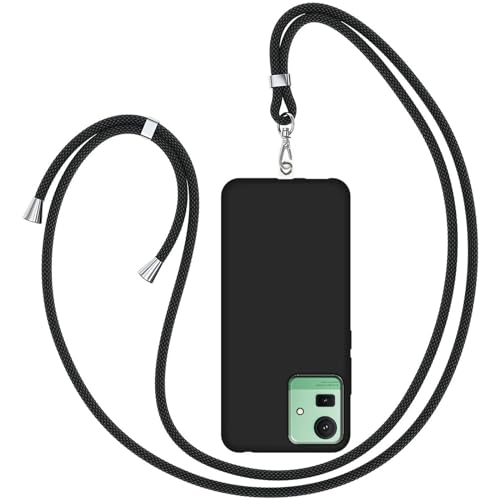 Cover di alta qualità TPU morbida silicone per Cubot Note 50 (6.56 pollici) , [2 in 1] copertina nera + cordino