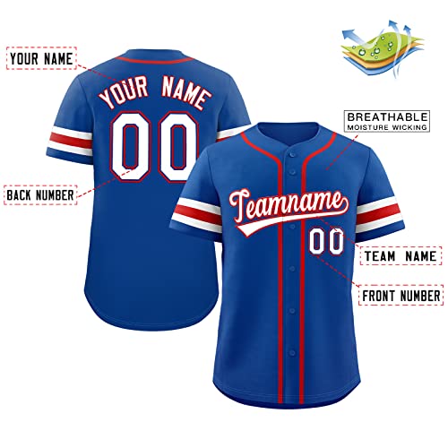 KXK Custom Baseball Jerseys for Men Women Youth, Blank Button Down Shirt Personalized Stitched Team Name Number miniatura 2