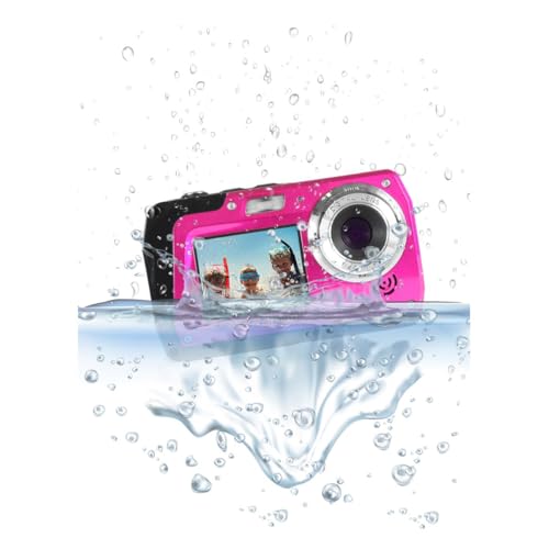 image for Minolta MN40WP 48MP Waterproof Digital Camera – Dual LCD Screens, 2.