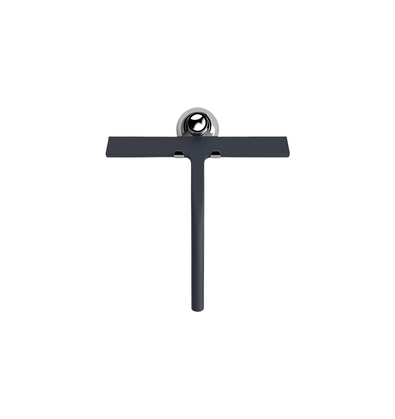 FGJsfhrDTU Black Squeegee, Silicone Stainless Steel Glass Wiper Scraper