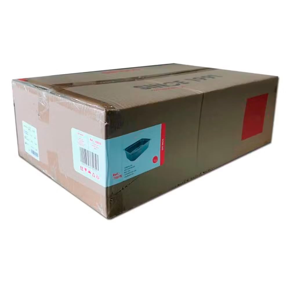 Lote 6 Cubetas Gastronorm GN 1/1-100 mm profundidad fabricadas en acero inoxidable. | Bandejas Horno | Bandejas Gastronorm 1/1 | Recipiente GN 1/1 530x320x100 mm | 13,3 lts