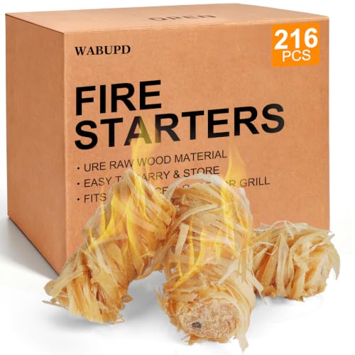 WABUPD 216 pcs Wood Fire Starters...