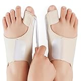 外反母趾サポーター 金属プレート＋シリコンパッド内蔵タイプ 通気性メッシュ素材 軽量・薄型設計 ベルトで強度調整可 靴下・靴の中でも快適 昼夜兼用 男女兼用（左右セット）