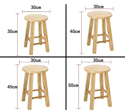 Taburete de madera para el hogar y cocina con funcion de silla alta 3