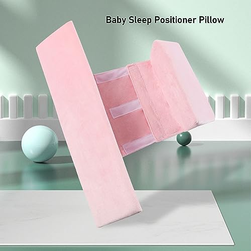 Travesseiro para Dormir do Lado do bebê, Limpeza Destacável Em Forma Triangular Evita Rolar Travesse
