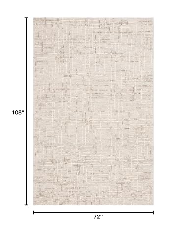 Tapete Decorativo SAFAVIEH Abstract 6' x 9' Gris y Salvia miniatura 2