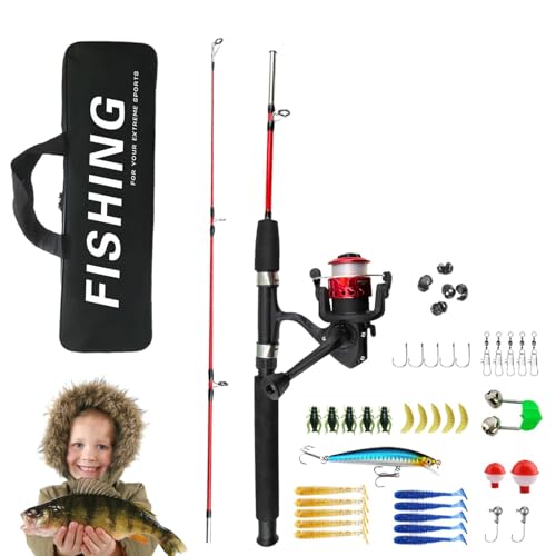 Canne à pêche pour tout-petits : kit portable pour les sorties et vacances en famille
