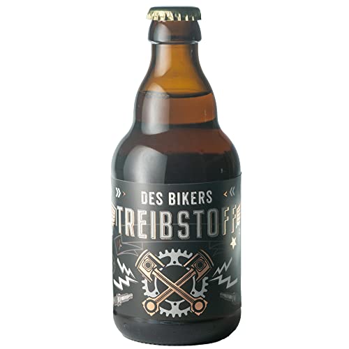 Jack’s Bierflasche Biker ’’DES BIKERS TREIBSTOFF’’ mit Geschenkverpackung 0,33 l/Männergeschenk/Zum Geburtstag/Party/Motorrad