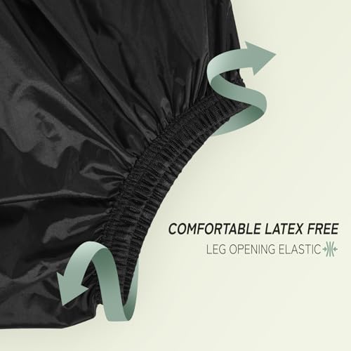 Carer 2 Pezzi Copripannolini Per Adulti Incontinenza Biancheria Intima Impermeabile Antifuga Lavabile Riutilizzabile Unisex Neri Taglia Xxl - 3