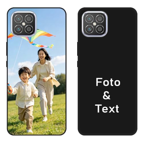 YonderYM Case Compatible with Huawei NOVA 8 SE, Custom Photo Text Name Customized Personalized Gift Cover Black TPU