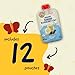 Earth's Best Organic Baby Food Pouches, Wholesome Breakfast Puree for Babies 6 Months and Older, Organic Banana Blueberry and Oat Puree, 3.5 oz Resealable Pouch (Pack of 12)