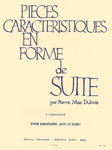 8Dio Intimate Studio Saxophones Free 1.2 Update 8 Pierre-max Dubois - Pieces Caracteristiques En Forme De Suite Pour Saxophone Alto Et Pi