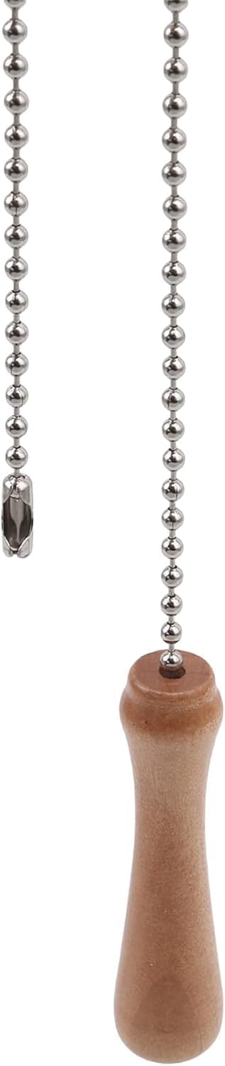 Ceiling Fan Pull Chains, Wooden Pull Chain Extension for Ceiling Light Lamp Fan Chain Home Improvement Tools