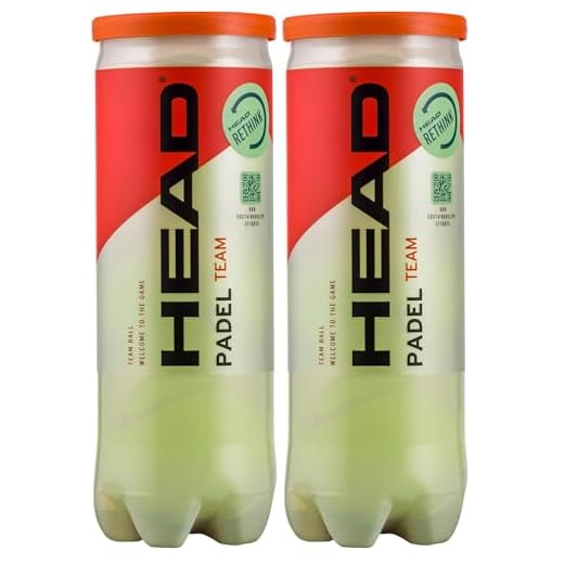 HEAD Tube 3 Padel Balls (Paquete de 2)