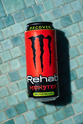 Image of Monster Energy Rehab Watermelon + Energy, Energy Drink, 15.5 Ounce