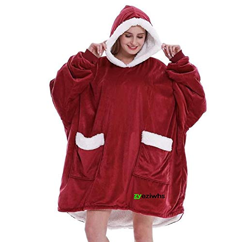 zyeziwhs Wearable Blanket Hoodies Damen und Herren Standarddecke Cover