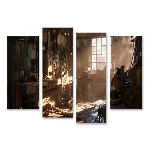 Tableau sur toile nostalgique pour décorer votre salon chaleureux