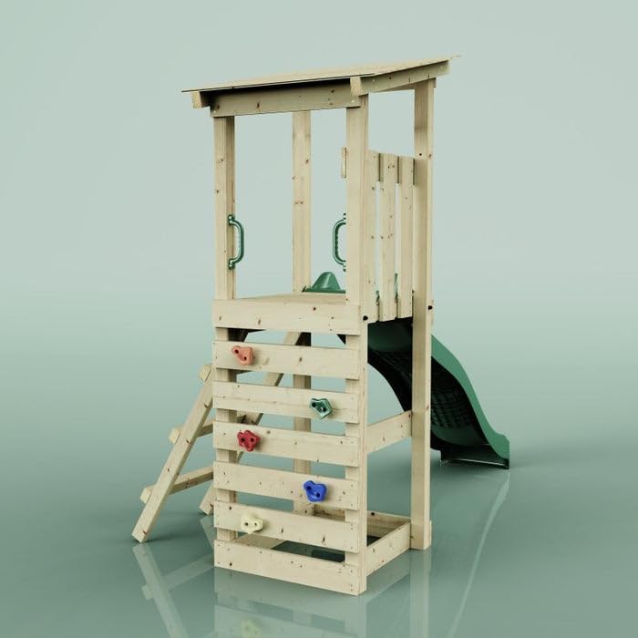 OutdoorToys Spielturm Nizza in Dunkelgrün
