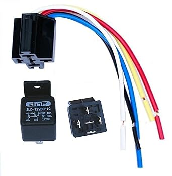 DNF 30/40 AMP Relay with Harness Short SPDT 12V Compatible with Bosch