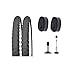 SET: 2 x Kenda K50 Fahrrad BMX Reifen 20x2.125 + Schläuche Autoventil 20" Zoll