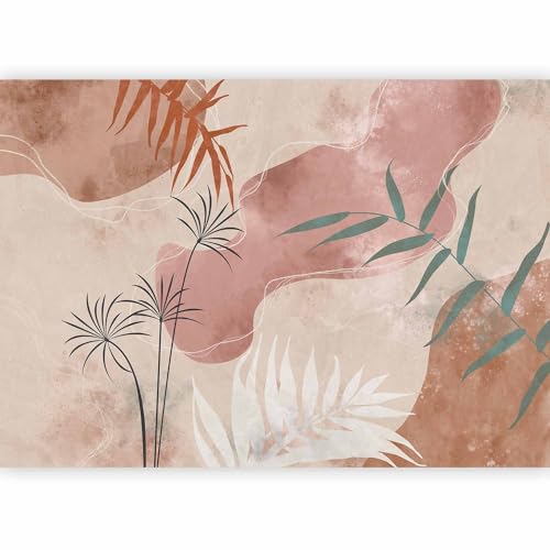murando - Papier peint panoramique abstrait 350x256 cm - Revêtement mural décoration pour chambre salon cuisine - Design unique et moderne - Gris marron...