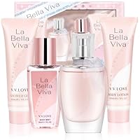 Geschenkset Frauen,Geschenke Pflegeset Damen,Weihnachtsgeschenke Geburtstagsgeschenke, Geschenkideen für Mütter, Freundinnen, Kolleginnen,Beauty Set mit Körperlotion, Parfüm, Duschgel