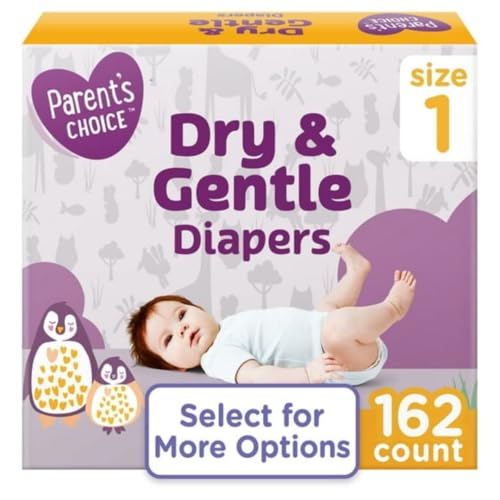 Image of Parent's Choice Dry & Gentle Diapers Size 1