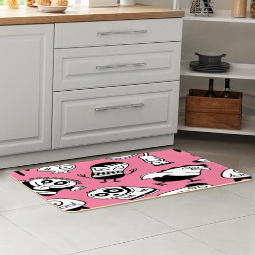 Tapete de cocina absorbente y antideslizante VAPOKF de 2 piezas para suelo seco 7