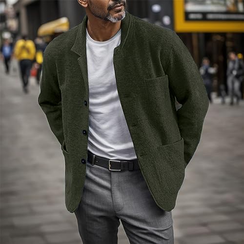 Mens Suede Bomber Jackets Coat Outdoor Wool Men Lightweight Fashion Windbreaker Jacket Long Cardigan Upf 50+ Man3