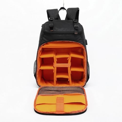 Mochila de cámara impermeable con compartimento portátil 6