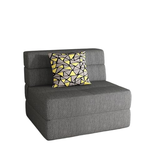 KIBONCY Bloque De Sofá De Piso Plegable Tapizado De Tela, Estera De Descanso Convertible Segmentada, Pieza De Descanso Multiusos For Relajación En La Sala De Estar(A,150cm)