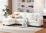 CHIC HOUSE Corduroy Modular Sectional Couch with...