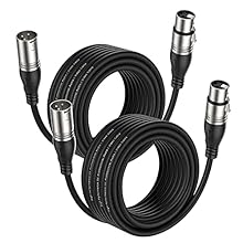 ➤[Hi-Fi Quality] - The male to female XLR cable made of Oxygen Free Copper, 3-Pin balanced Lo-Z insulated shielded XLR cable (Oxygen Free Copper Shielding & Extra Foil Shielding) with 2-conductor, assure the transportation of both data and audio sign...