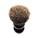 Edwin Jagger 1EJ946SDS Classic Best Badger Hair Exfoliating Shaving Brush with Stand for Shaving Cream or Shaving Soap for Men and Women (Imitation Ebony)