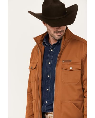 Cinch Men's Solid Conceal Carry Softshell Jacket - MWJ1566001 US Burgundy2