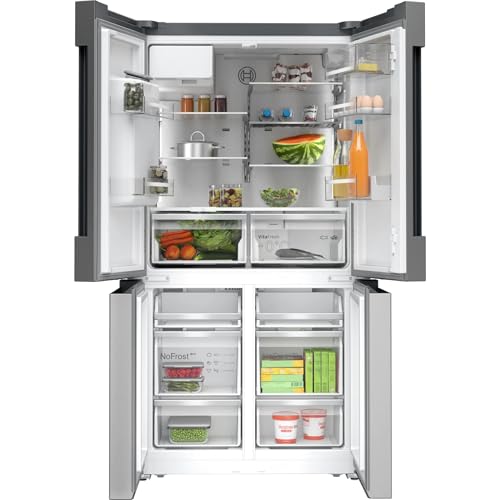 Bosch KFD96APEA, Série 6, Réfrigérateur américain, Pose libre, 183 x 90.5 cm, 574 L, Inox