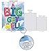 NobleWorks - Big Get Well from Us Group Card (8.5 x 11 Inch) - Jumbo Feel Better Soon from All of Us, Hospital, Sick, Class for Men and Women (Not 3D or Raised) - Inflated Messages J5651HGWG-US