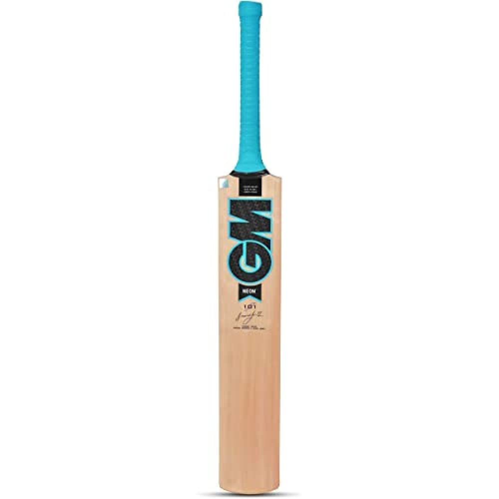 GM Neon 101 Kashmir Willow Light Weight Full Size Cricket Bat for Leather Ball with Free Cover, Multicolour (1601068) (B0719BW6NF) Amazon Price History, Amazon Price Tracker